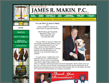 Tablet Screenshot of jamesrmakin.com